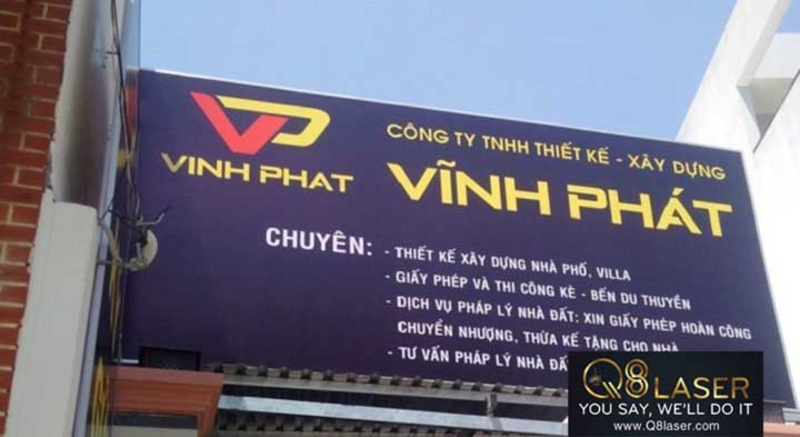 Bảng hiệu nhà đất hiện đại – tạo uy tín chuyên nghiệp