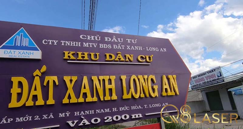 Bảng hiệu nhà đất xanh – thân thiện, truyền cảm hứng tin cậy