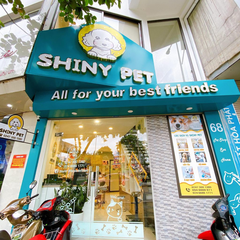 Bảng hiệu pet shop bằng alu