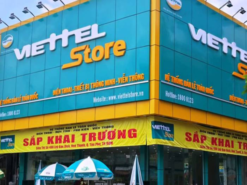 Bảng hiệu Viettel đèn LED module