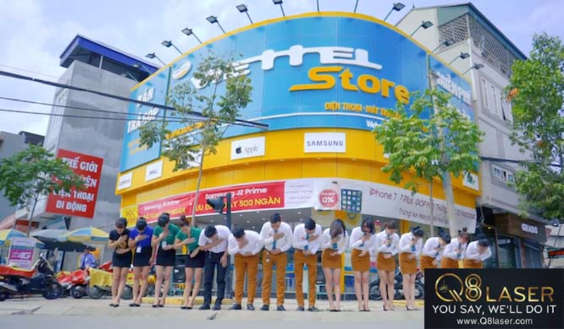 Kiểu chữ sử dụng cho bảng hiệu Viettel