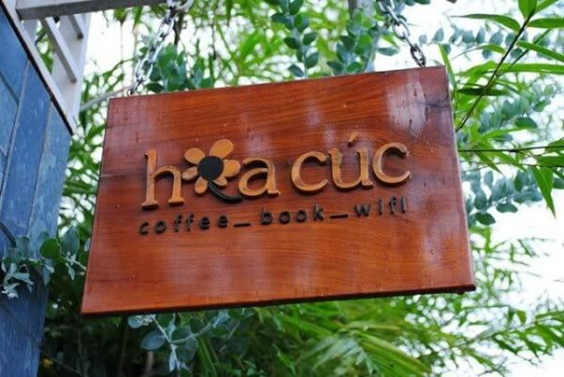 Biển hiệu cafe tối giản (minimalist)