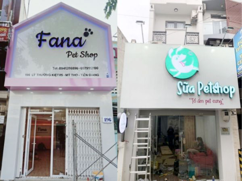 Gợi ý kiểu chữ (font) cho bảng hiệu pet shop