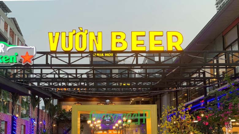 Gợi ý phối màu và kiểu dáng bảng hiệu quán nhậu đẹp