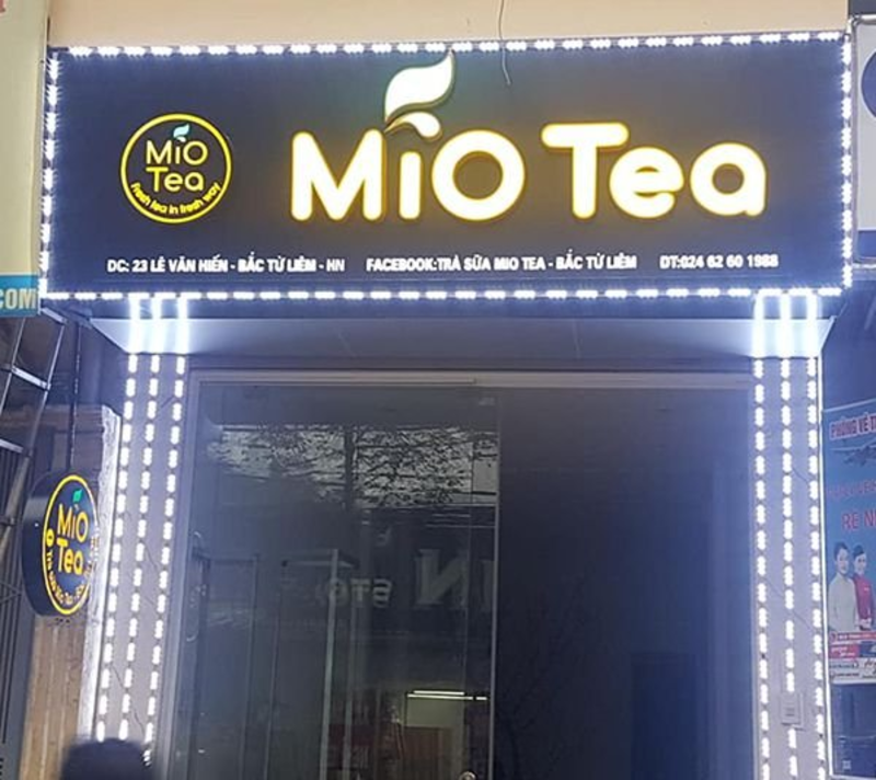 Lưu ý khi thiết kế bảng hiệu quán trà sữa