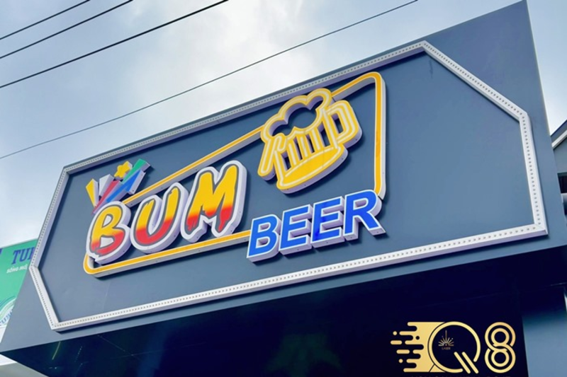 Mẫu bảng hiệu quán nhậu bằng alu