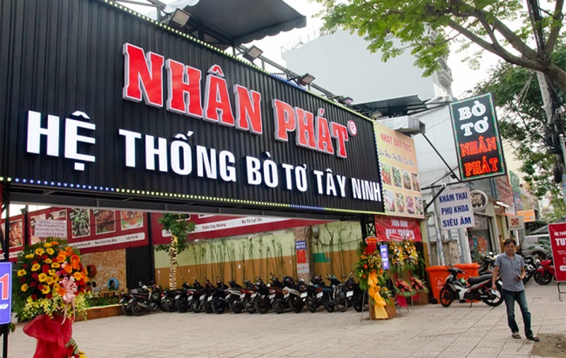 Mẫu bảng hiệu quán nhậu bằng đèn LED