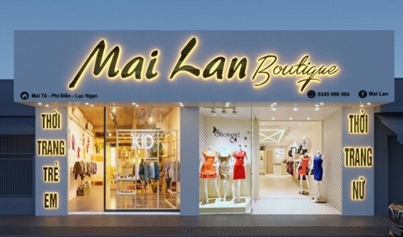 Mẫu bảng hiệu shop quần áo thời trang giá rẻ độc đáo