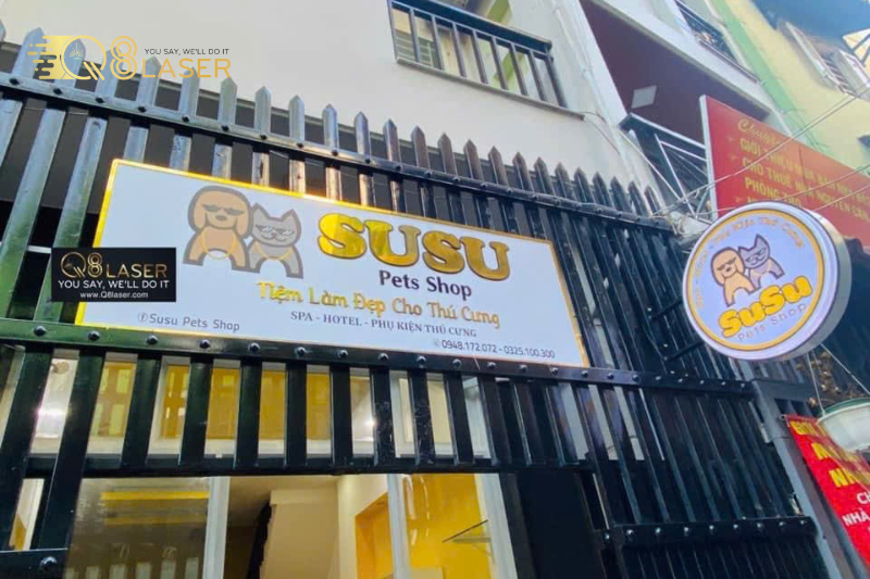 Bảng hiệu Alu dán decal