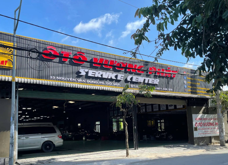 Bảng hiệu sửa xe - Bảng hiệu bằng alu (nhôm hợp kim)