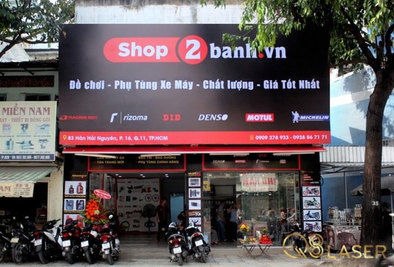 Bảng hiệu sửa xe - Bảng hiệu bằng mica