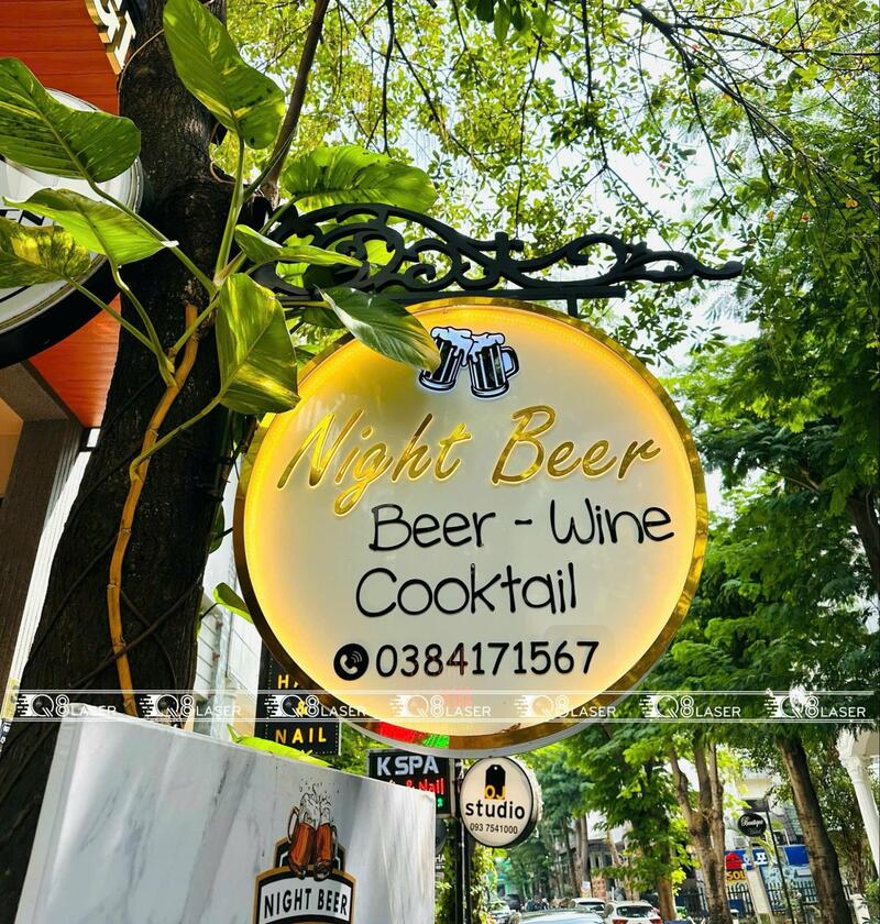 Bảng hiệu nhỏ hình Elip