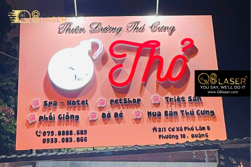 Biển hiệu alu cao cấp – Luxury