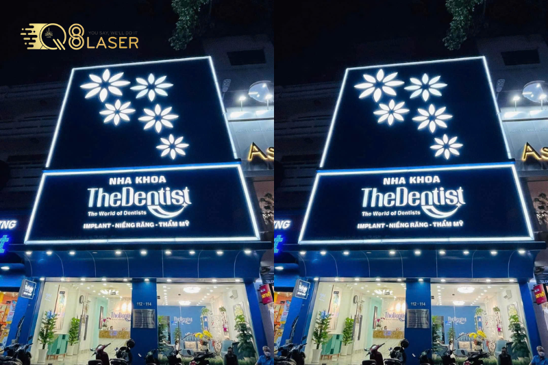 Biển quảng cáo chữ mica đèn LED Bình Tân nổi bật mọi góc nhìn