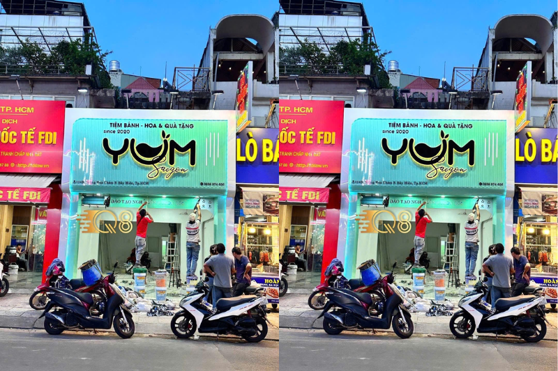 Biển quảng cáo Quận Bình Tân - Biển bạt Hiflex