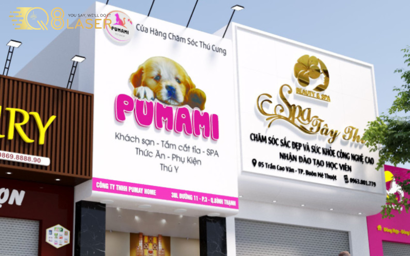 Biển quảng cáo tôn dán decal tiết kiệm chi phí