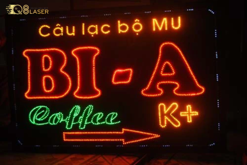 Biển vẫy đèn led quận Bình Tân - Biển vẫy LED tích hợp chạy chữ