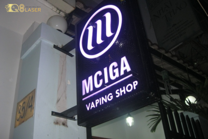 Biển vẫy đèn led quận Bình Tân cho quán ăn, thu hút khách hiệu quả.