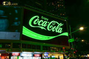 Biển vẫy đèn led quận Bình Tân khung sắt chắc chắn, độ bền cao.