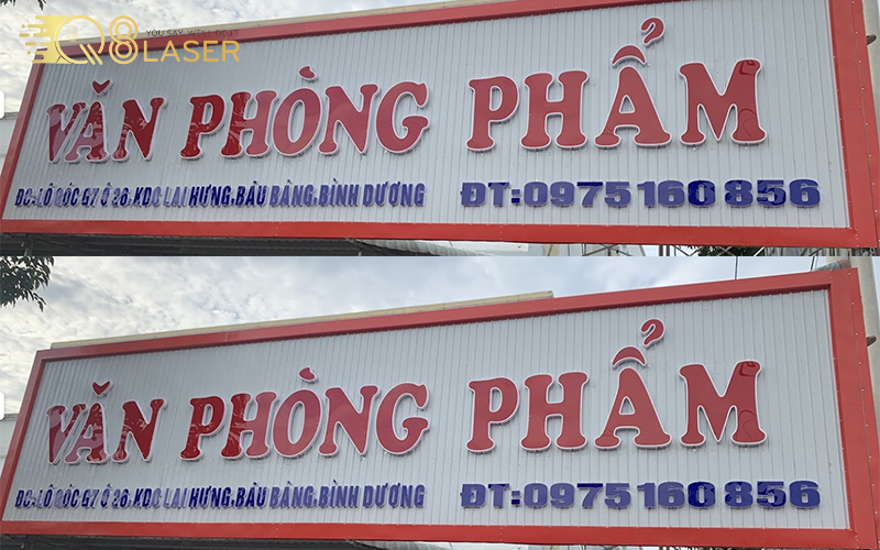 Các mẫu bảng hiệu văn phòng phẩm đẹp, độc đáo hiện nay