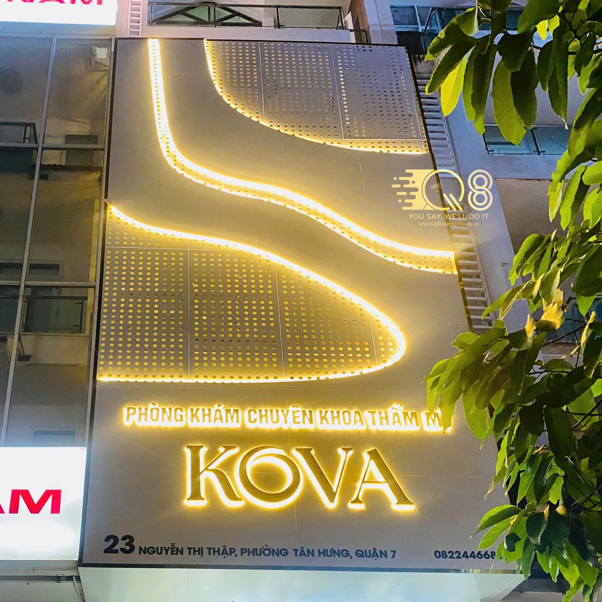 Chữ nổi đồng ánh kim sang trọng, đẳng cấp