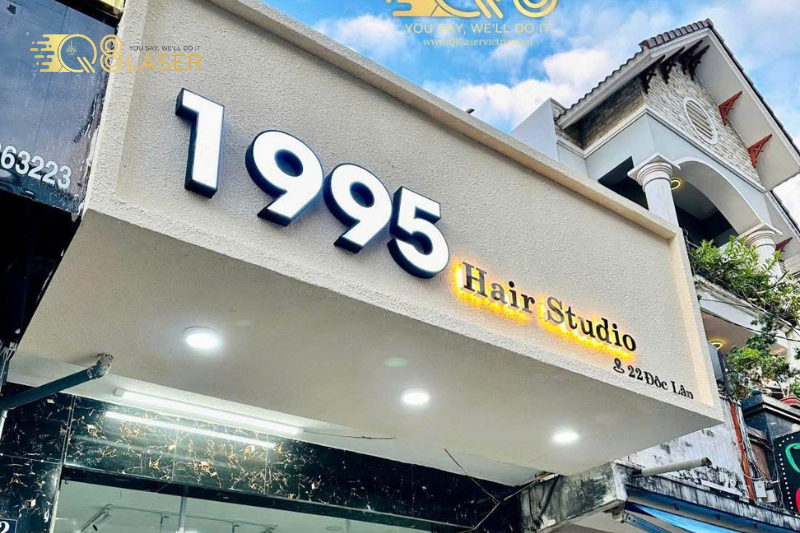 Chữ nổi inox vàng gương Bình Tân tạo điểm nhấn cao cấp