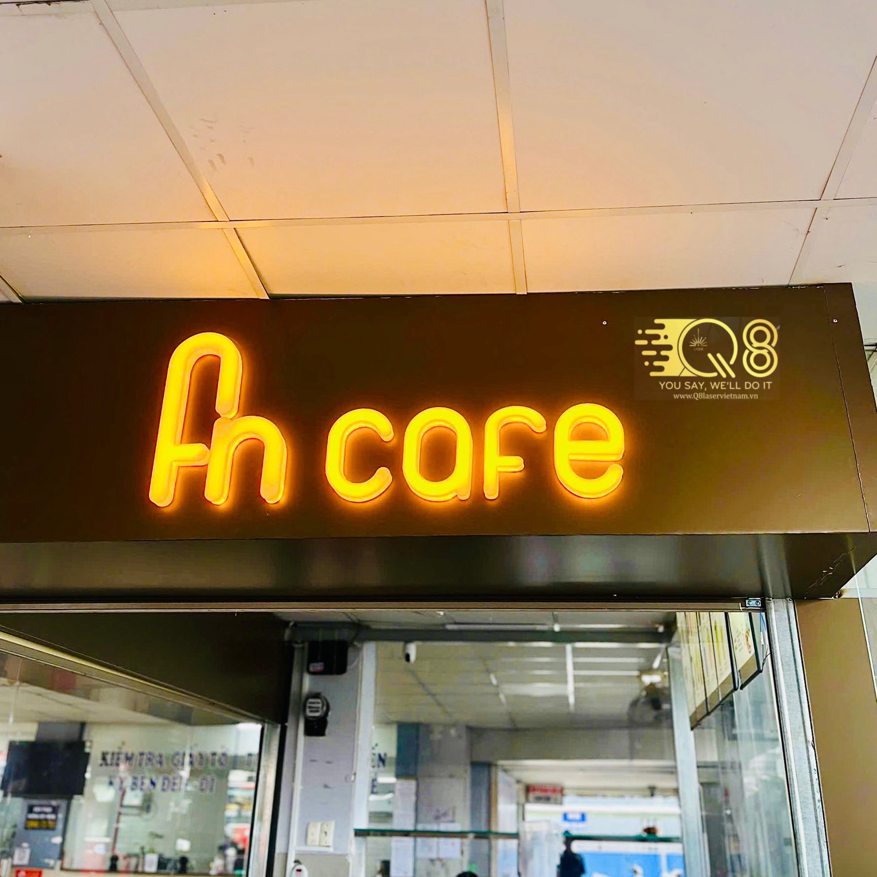 Chữ nổi mica đèn led 3D nổi khối siêu thu hút