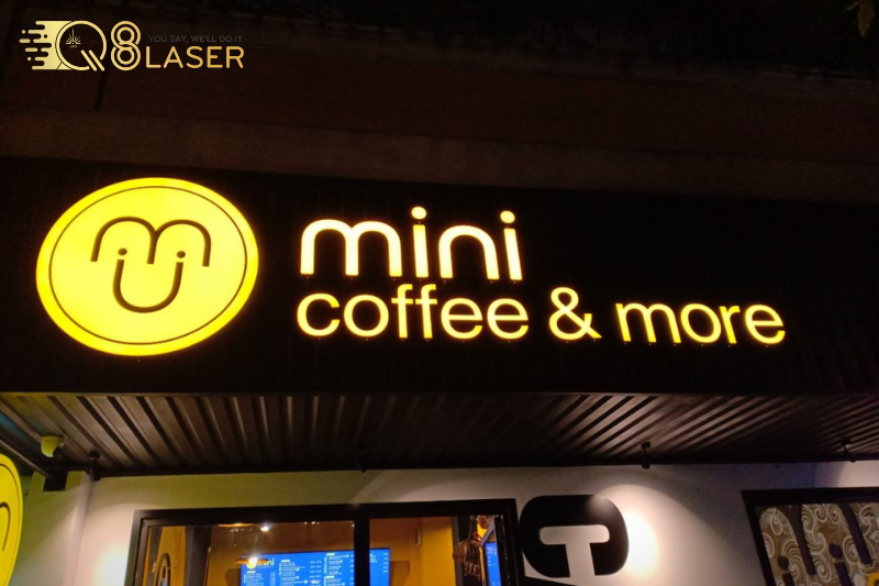 Chữ nổi mica quận Bình Tân chất liệu dày cao cấp, độ bền lâu dài