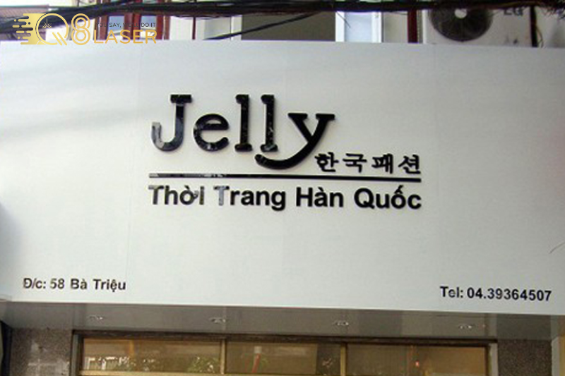 Chữ nổi mica quận Bình Tân phong cách hiện đại, phù hợp mọi ngành nghề