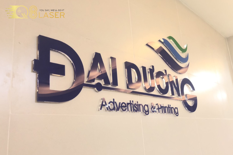 Chữ nổi mica sơn màu (mờ, bóng)