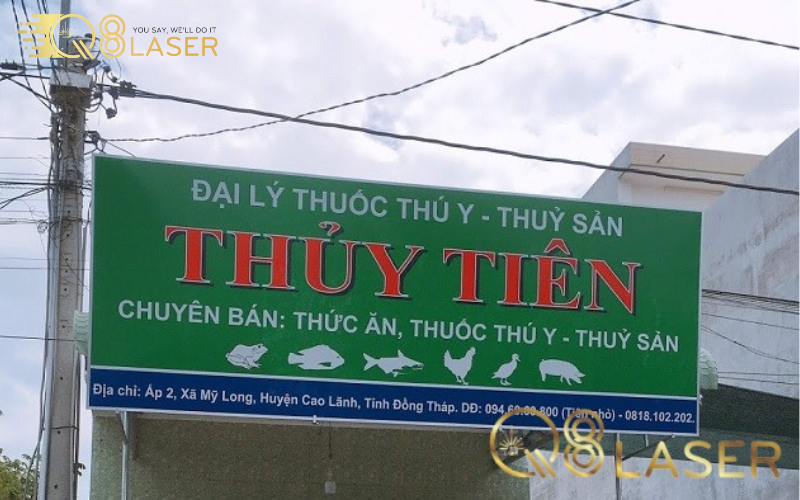 Gợi ý phối màu cho bảng hiệu thuốc thú y