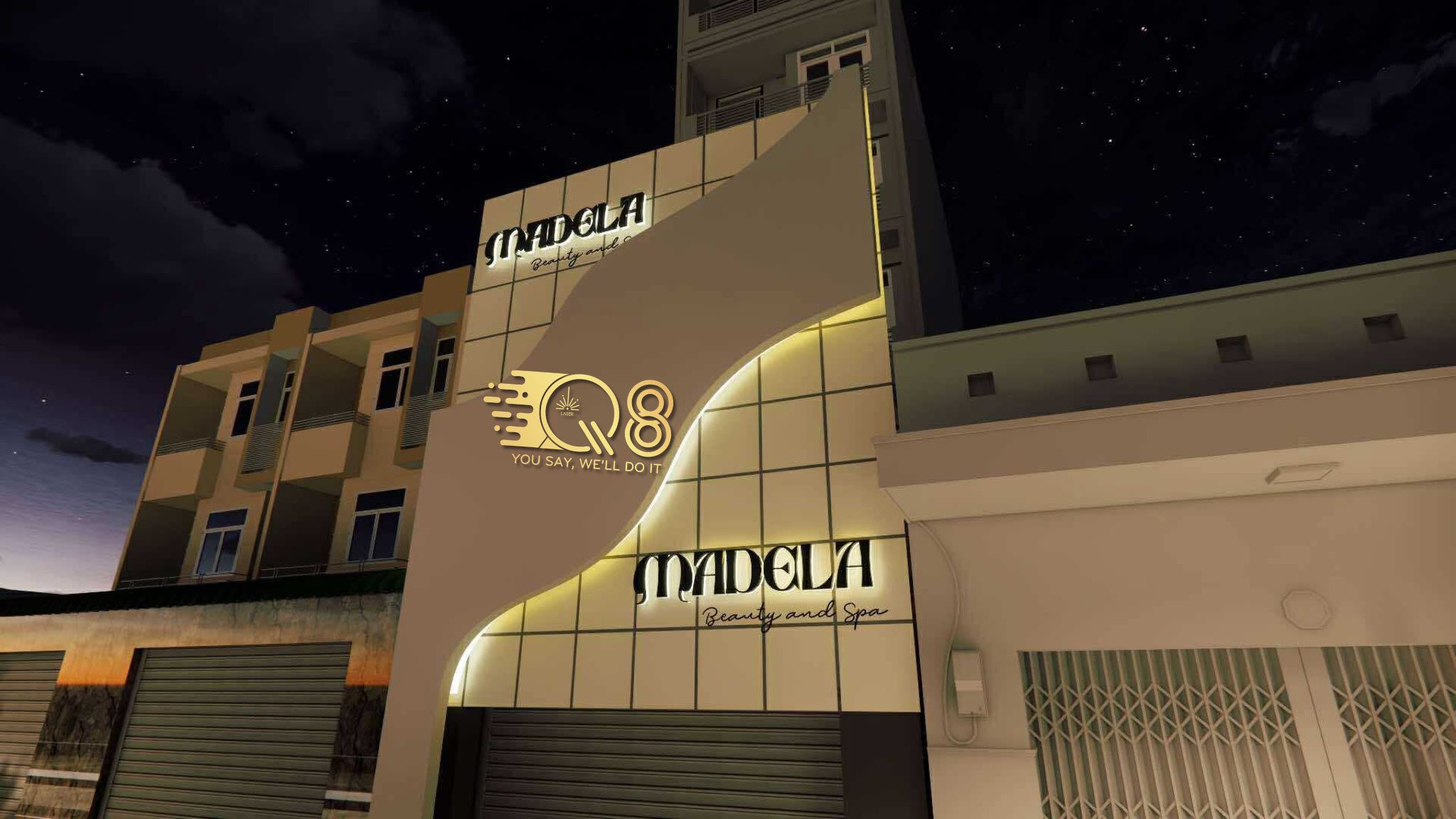 Inox vàng gương phản chiếu