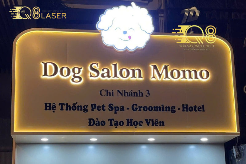 Mẫu bảng hiệu theo yêu cầu quận Bình Tân đẹp và tiết kiệm.