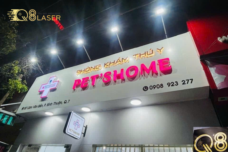 Mẫu biển alu mặt phẳng đẹp, thi công sắc nét tại quận Bình Tân.