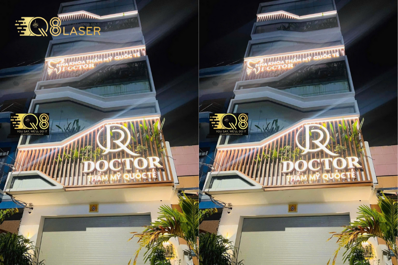 Mẫu chữ nổi mica uốn nổi Bình Tân tinh tế và thu hút