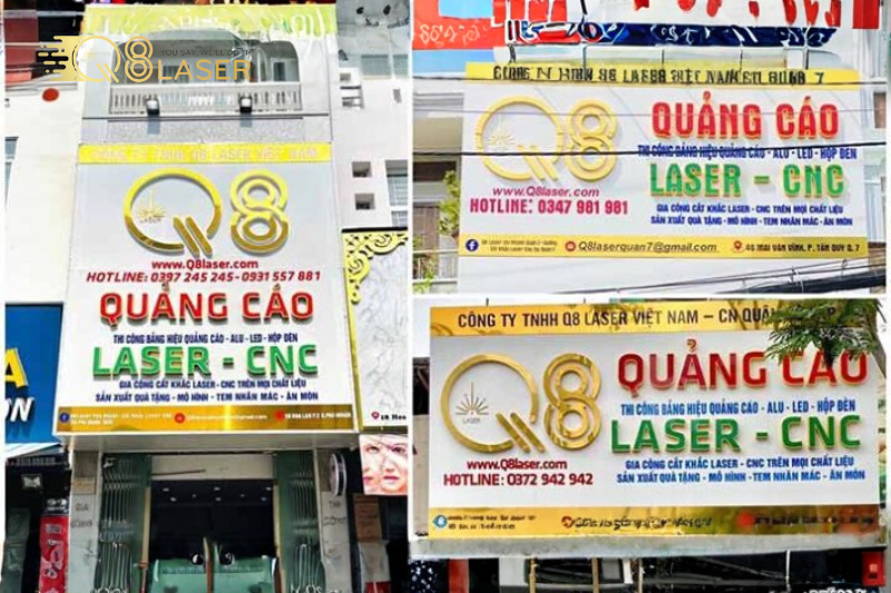 Q8 Laser Việt Nam – Đơn vị khắc laser quận Bình Tân uy tín, giá tốt