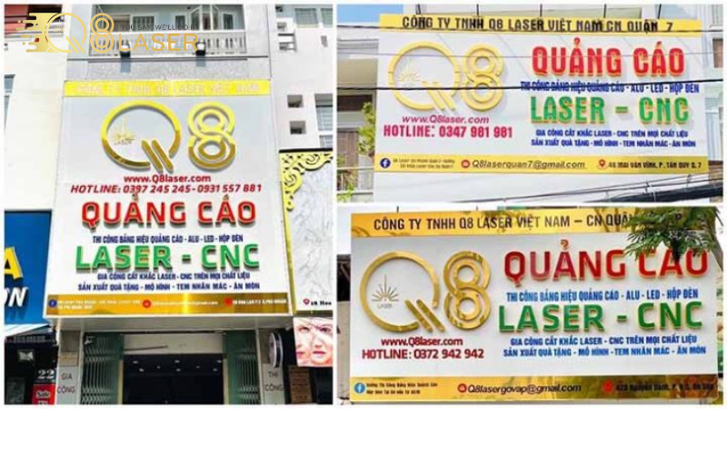 Q8 Laser Việt Nam – Đơn vị thi công bảng hiệu thuốc thú y uy tín tại TP.HCM