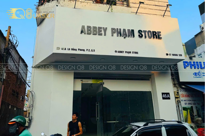 Quy trình thi công bảng hiệu alu tại Q8 Laser Việt Nam