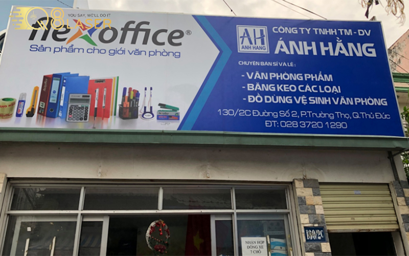 Tầm quan trọng của bảng hiệu văn phòng phẩm