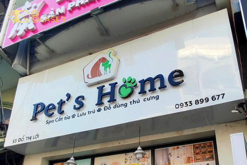 Thiết kế bảng hiệu alu quận Bình Tân hiện đại, bắt mắt.