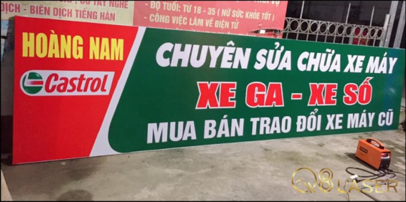 Top 20+ mẫu bảng hiệu sửa xe máy đẹp thu hút khách