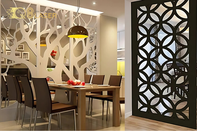 Vách ngăn CNC mica