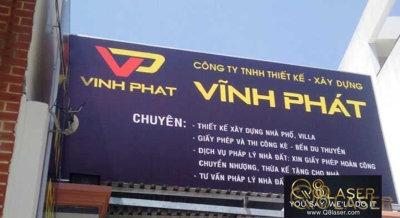 Vai trò của bảng hiệu công ty xây dựng