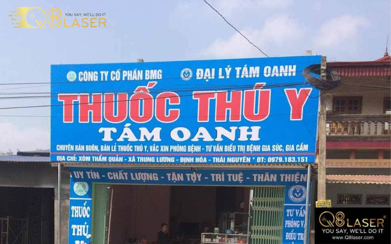 Xu hướng thiết kế bảng hiệu thuốc thú y hiện nay