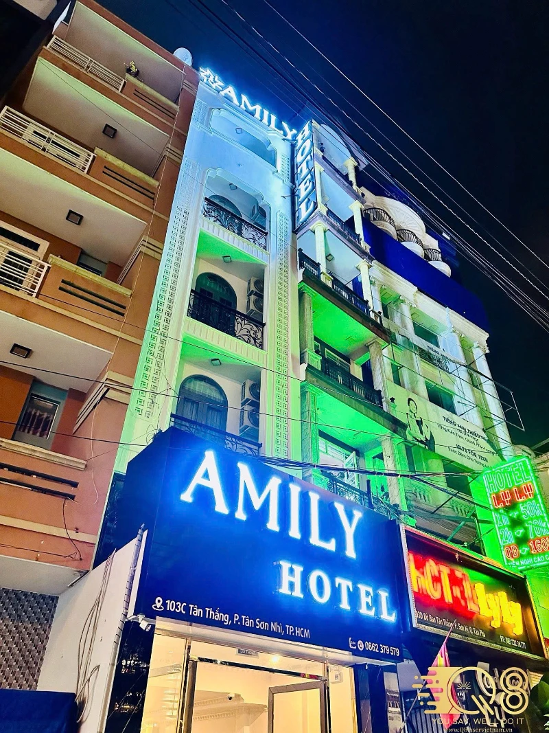 Bảng Hiệu AMILY – Thiết Kế & Thi Công Q8 Laser