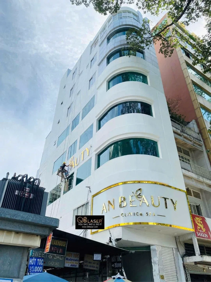 Bảng Hiệu AN BEAUTY – Dự Án Thi Công Q8 Laser
