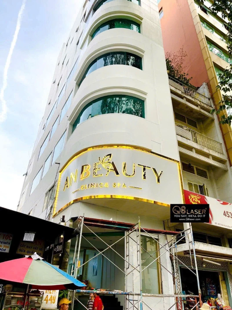 Bảng Hiệu AN BEAUTY – Dự Án Thi Công Q8 Laser