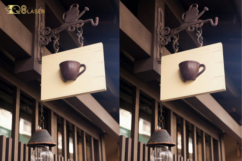 Bảng gỗ gắn chữ nổi, phù hợp shop và quán nhỏ