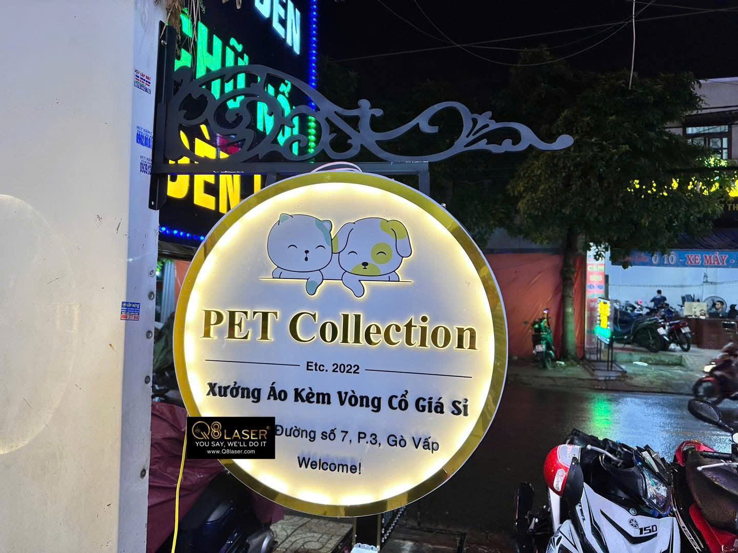 Bảng hiệu hộp đèn pet shop