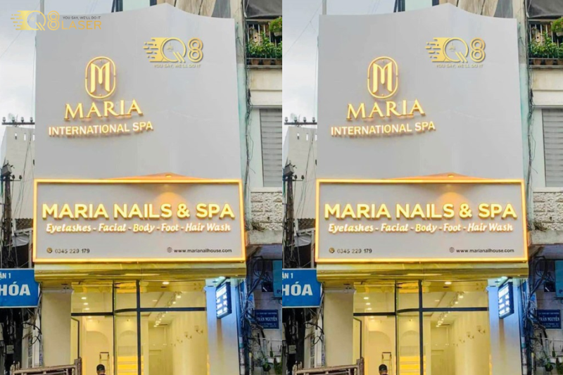 Bảng hiệu massage body và trị liệu